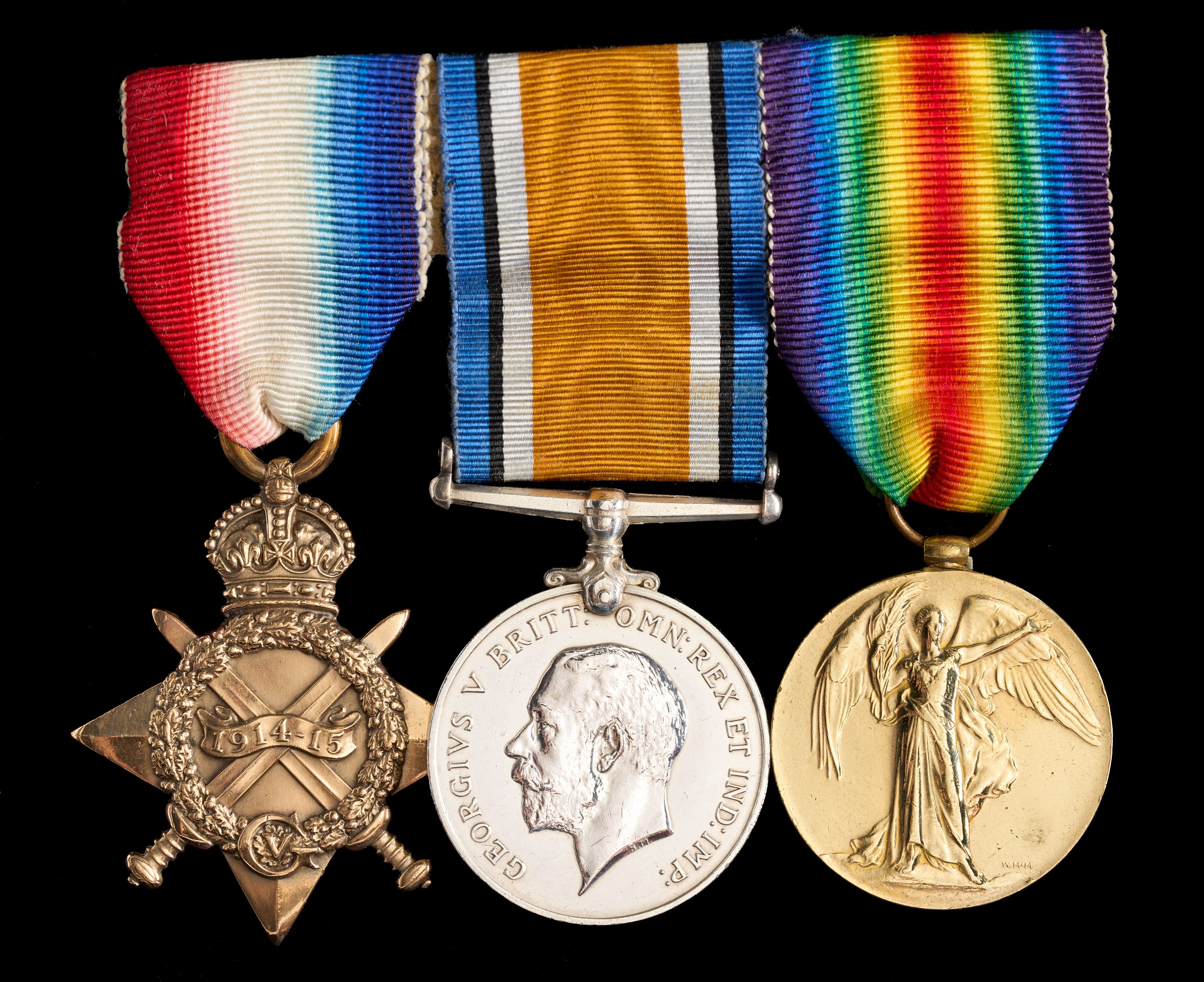Harold Empson : (L to R) 1914-15 Star; British War Medal; Allied Victory Medal